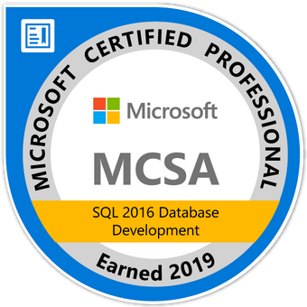 SQL Server MCSA