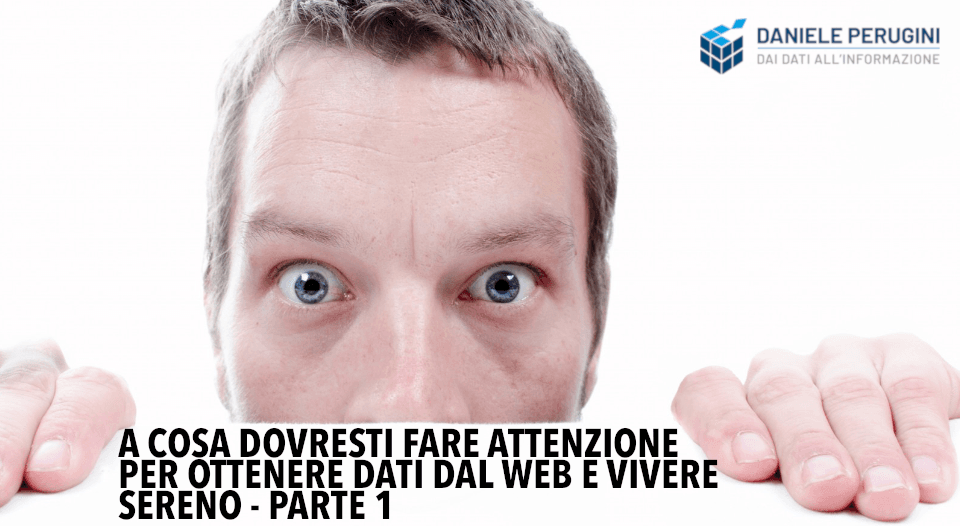 A cosa dovresti fare attenzione per ottenere dati dalle fonti web